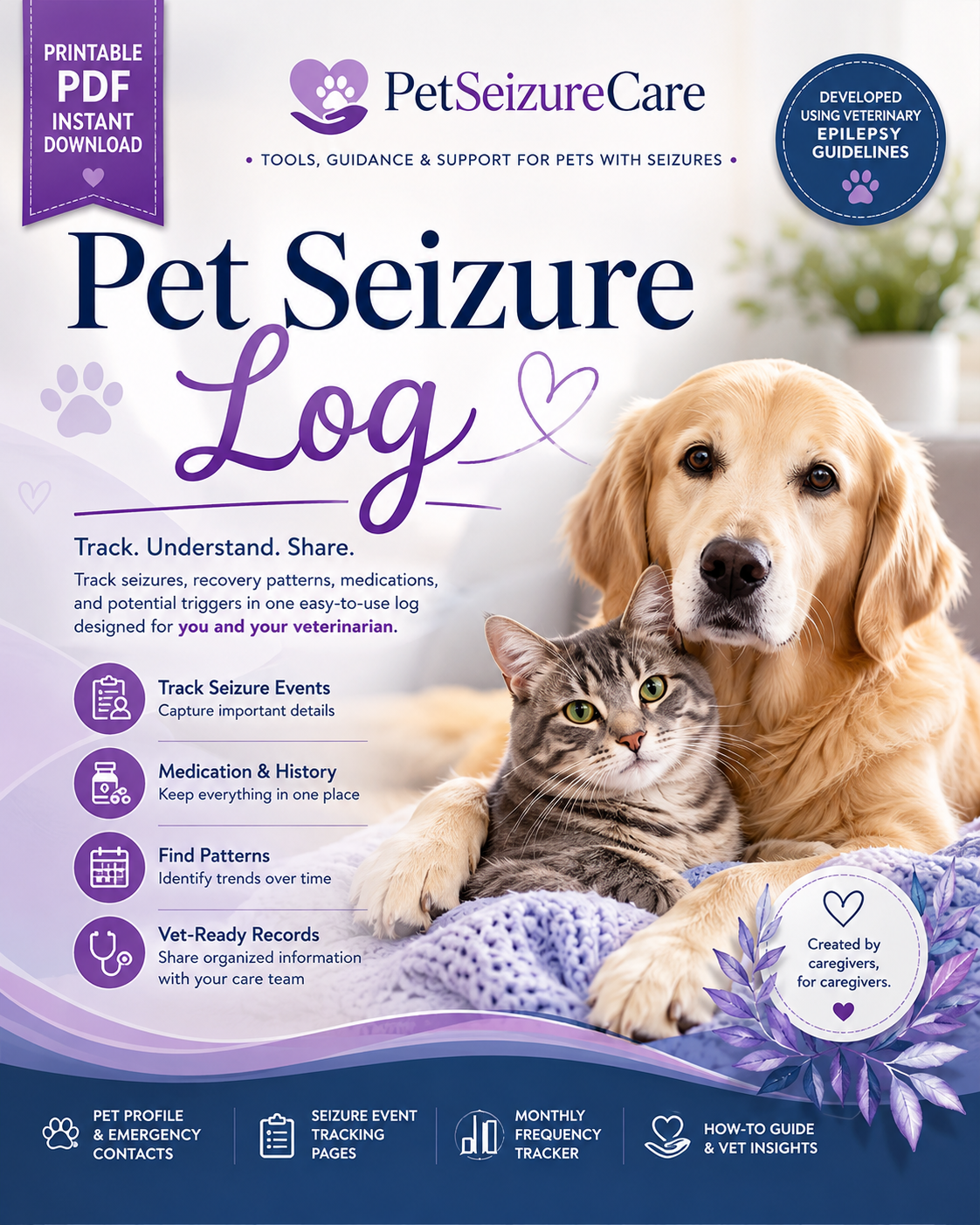 Pet Seizure Log cover